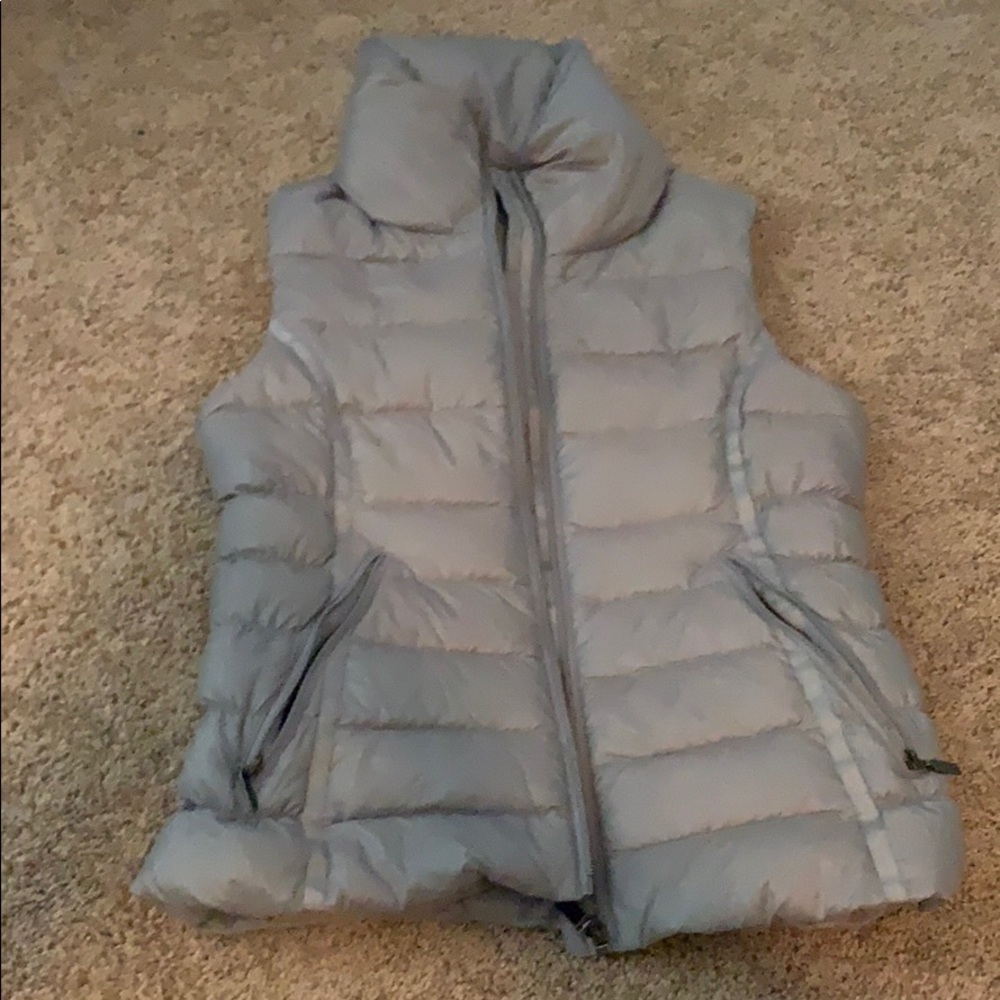 Grey and blue vest